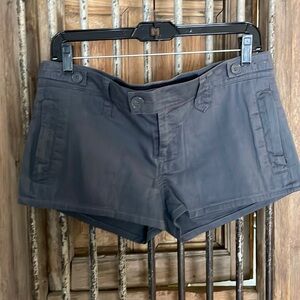 Joe’s Gray Cotton Adjustable Shorts New SZ 27